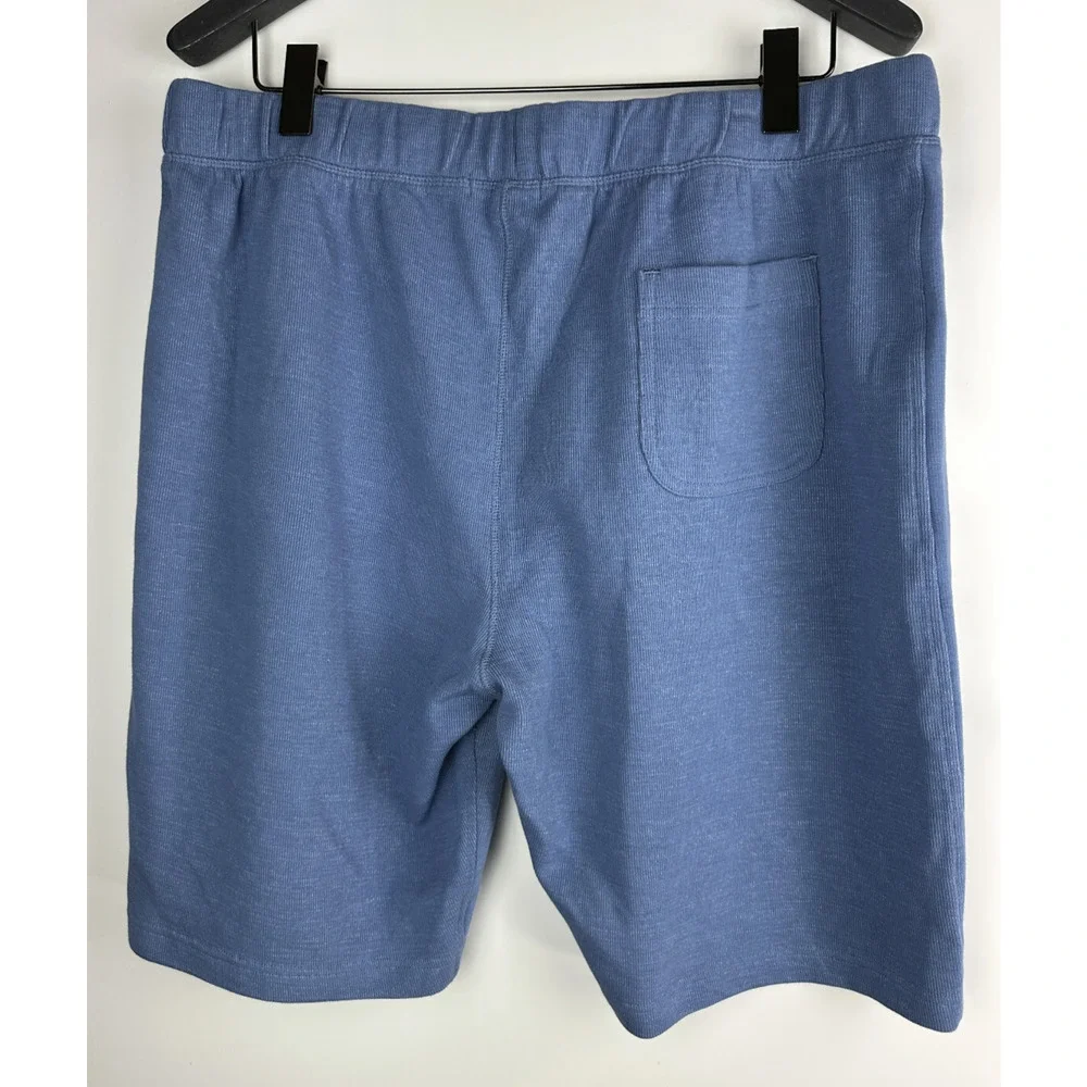 Tommy Bahama French Terry Knit Jam Shorts Drawstring Heather Blue Men's Size XL - Picture 9 of 14